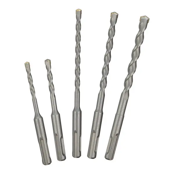 Coffret de 5 forets béton SDS+ pointe carbure de tungstène