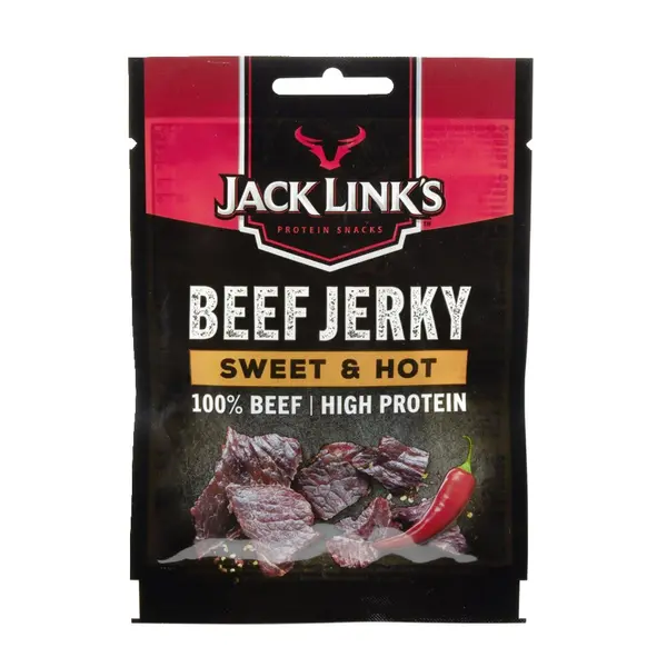 Boeuf séché lamelle Jack Link's Beef Jerky Sweet & Hot 25gr