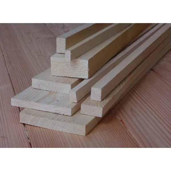 Botte de 4 tasseaux en sapin brut L. 2,40 m - Section 50 x 32 mm