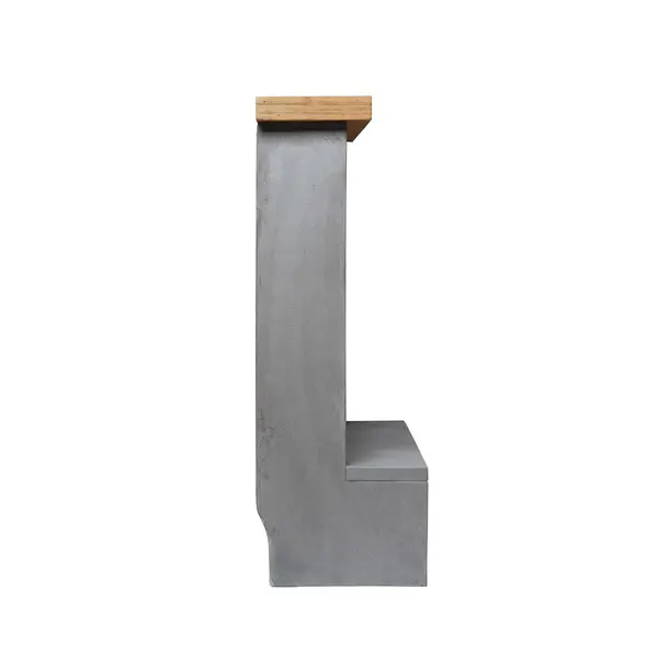 Habillage de cheminée - modèle ROLF - gris - compatible PowerFlame, PowerFlame 2, ZenFlame et FreeFlame - TAGU
