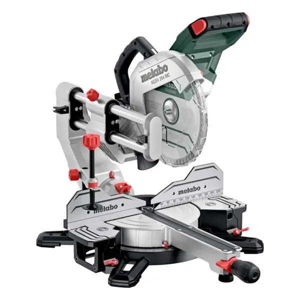 Scie onglets rad KGSV 254 MC capacité coupe 90°/90° 92/305mm, vitesse à vide 1900-4500/min - 1450W - 92mm - Metabo