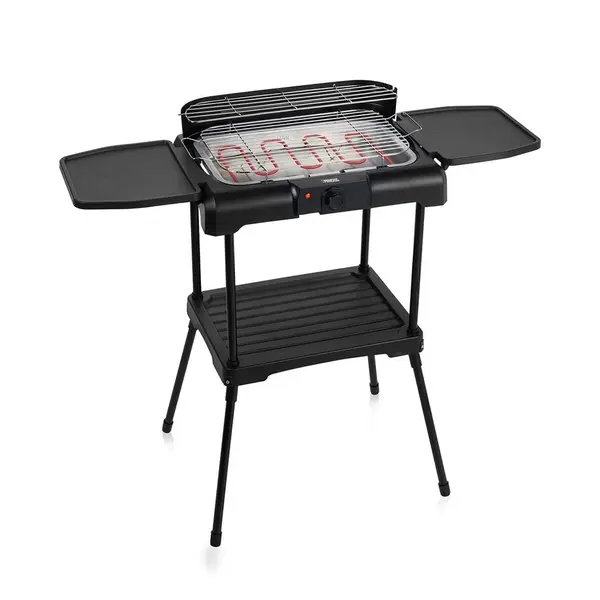 Barbecue électrique sur pied 2200 W - grill de table - surface 40 x 24,5 cm - Princess