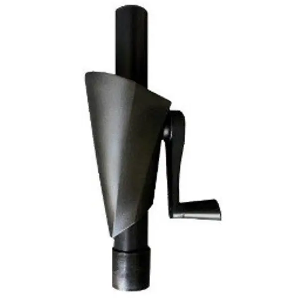 Parasol droit en aluminium 3 strates inclinable manivelle 300/6 cm - grey/gris - PROLOISIRS