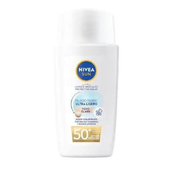 Nivea Sun Fluido Facial 40 F-50 T/Claro