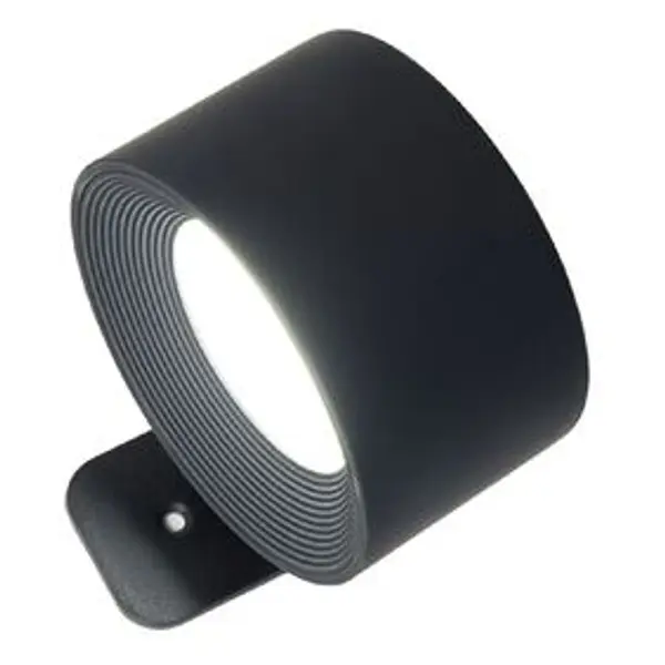 Applique murale nomade rechargeable noir Ø7,5x4,5cm