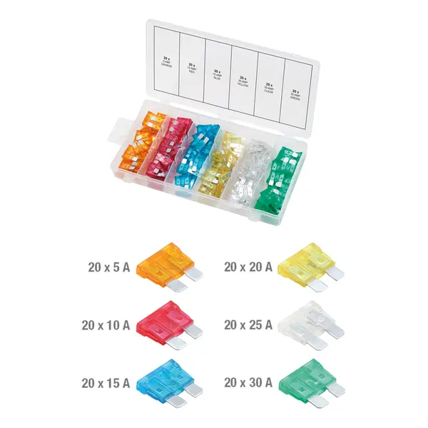Assortiment de fusibles x120