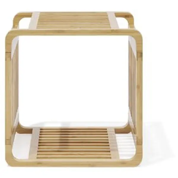 Étagère 1 case Macao bambou naturel - L.33xP.33xH.33 cm