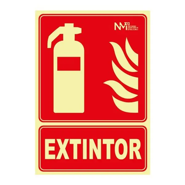 Señal Extintor Pvc 210X300Mm