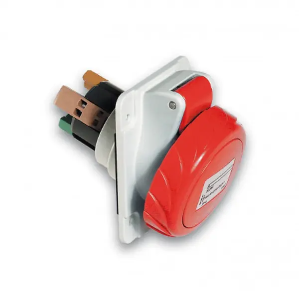 PKY16F735 Schneider PratiKa - socle de prise industrielle coudée 16 A - 3P+N+T - 380-415 V CA - IP67