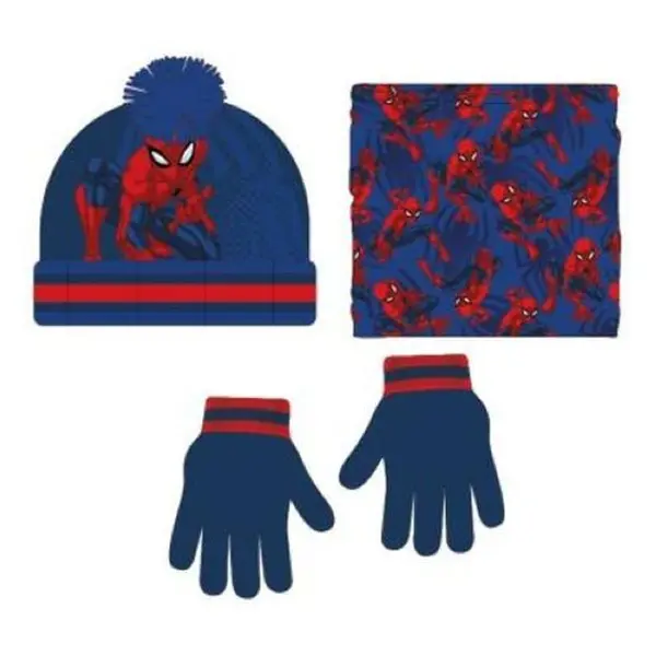 Spiderman Gorro + Guantes +Cuello 10255