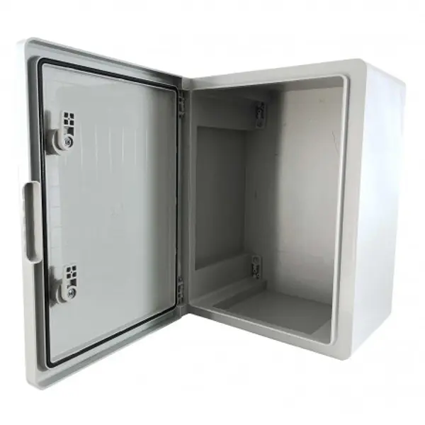 ABS403022 IDE Coffret ABS étanche IP54 400X300X220 Porte opaque - avec plaque de montage