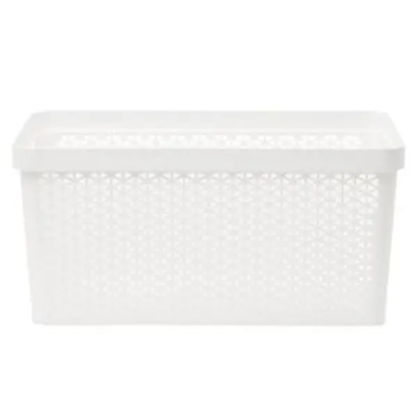 Panière linge 40L blanc