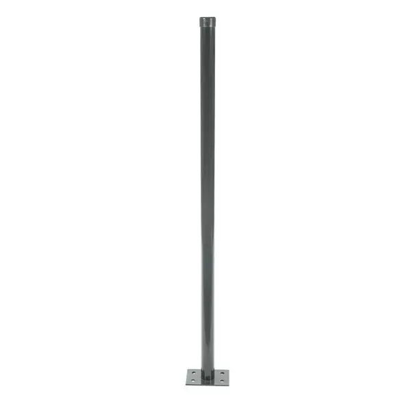 Poteau rond GRIS ø 48mm - H. 1,20 m - FILIAC