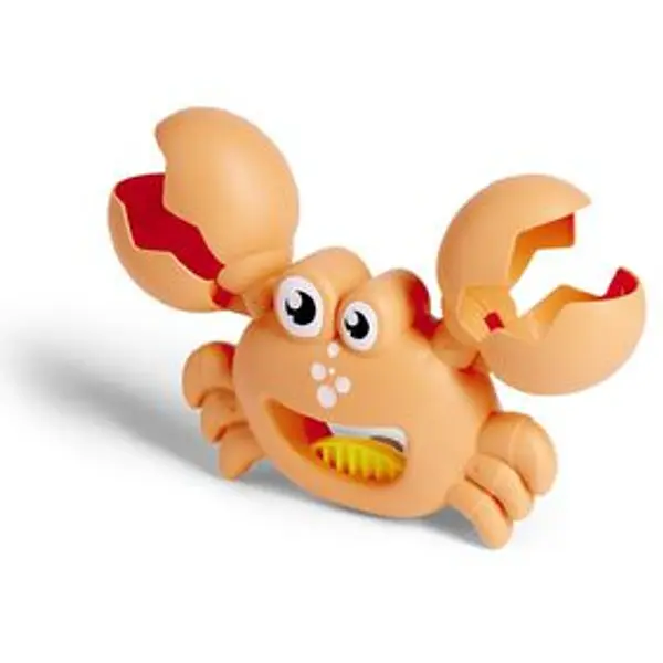 Pince à sable et coquillage forme crabe plastique (2 modèles)