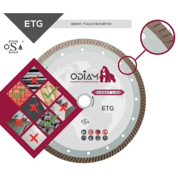 Disque diamant - ETG