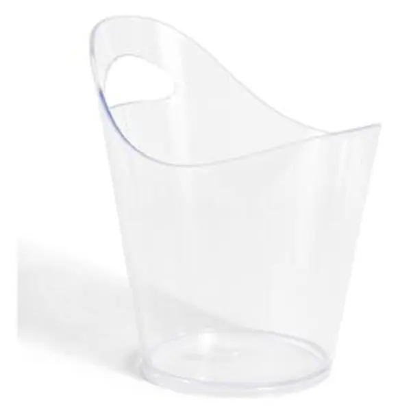 Seau à glaces 5L plastique transparent