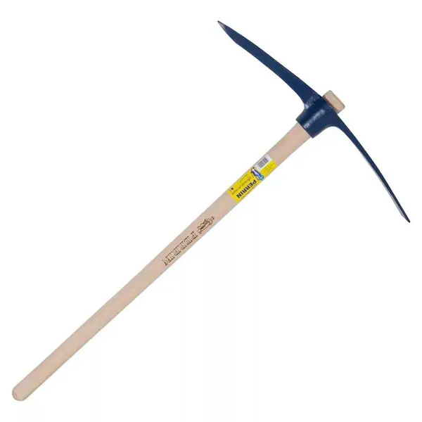 Pioche terrassier 2,5 kg il Rond manche 90 cm PEFC 70 % - PERRIN
