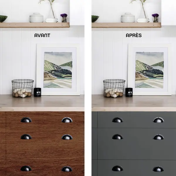 Peinture pour meuble Relook Maison Deco gris Béton satiné 0.2L - MAISON DECO