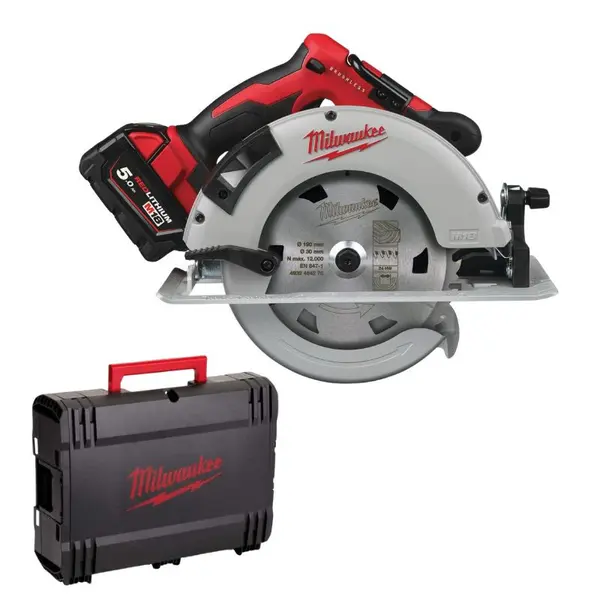 MILWAUKEE Scie circulaire 18V 5Ah M18 BLCS66-502X - 4933464590