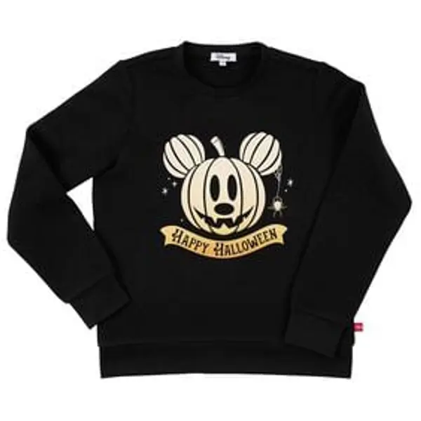 Pull adulte Disney Halloween Mickey phosphorescent - Taille S
