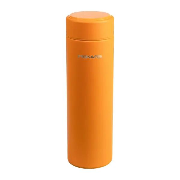 Bouteille thermique - On the Go 0,5 L orange - boissons chaudes et froides - FISKARS