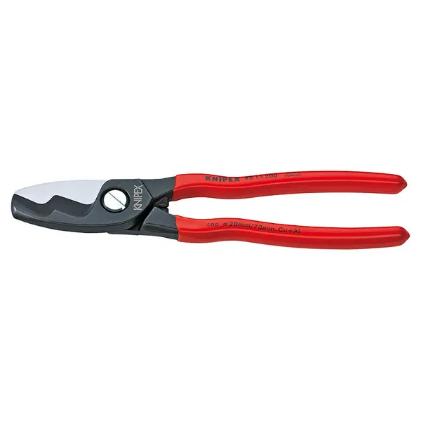 Coupe câbles électriques 200 mm double tranchant - KNIPEX