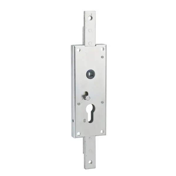 Boitier de serrure en applique à double entrée à fouillot pour garage basculante, 2pts haut&bas, 60x160mm, carré 7mm - THIRARD