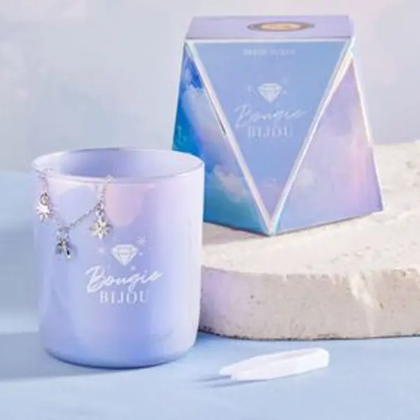 Bougie bijou bracelet doré senteur air marin 36h