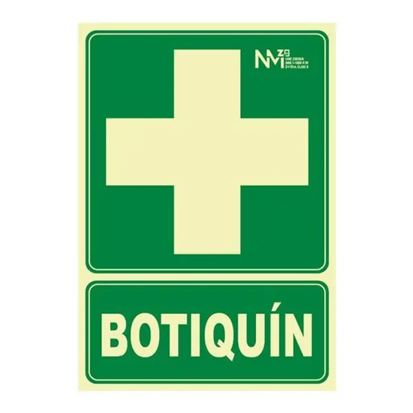 Señal Botiquin Pvc 0,7Mm