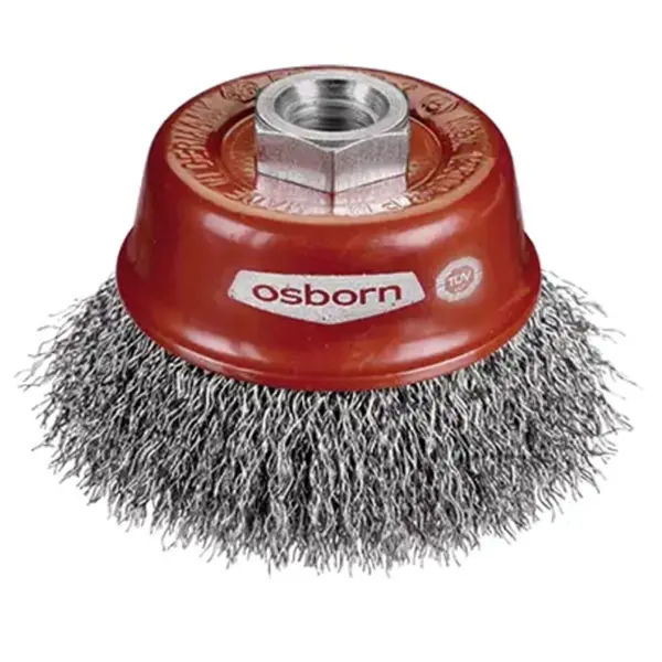 Brosse coupe D60mm M14 fil ondulé Osborn