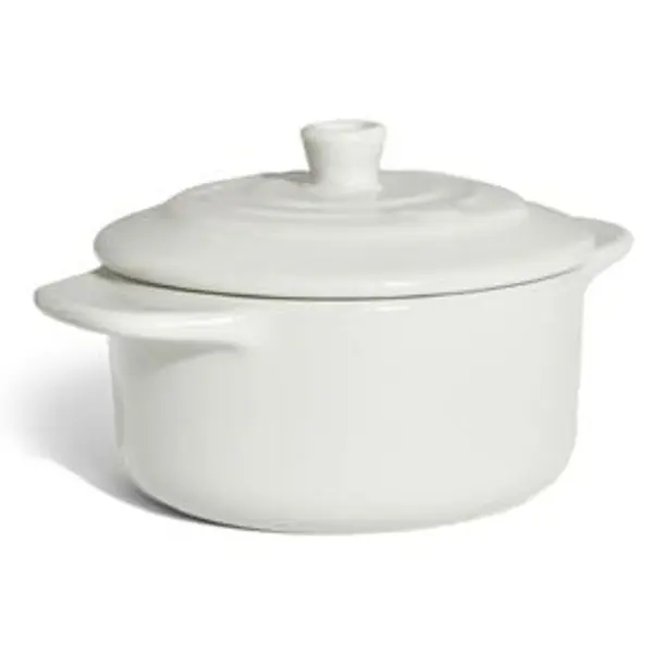 Mini cocotte individuelle en céramique avec couvercle (2 mdèles)