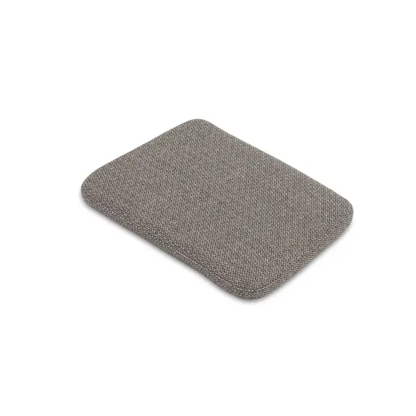 Lot de 8 galettes PICNIC CURV - 40 x 33 x 3,5 cm - Olefin gris - PROLOISIRS