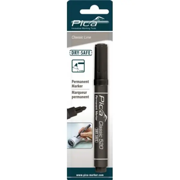 Marqueur classique noir- PICA 520/46