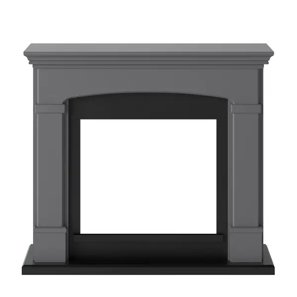 Habillage de cheminée pour Powerflame modèle Helmi - Gris uni - TAGU