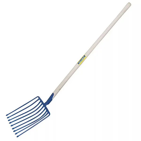 Fourche a pomme de terre emmanché cintre 135 - 9 dents - PERRIN