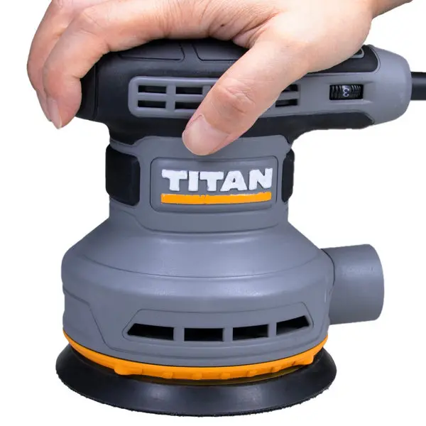 Ponceuse excentrique filaire 300 W plateau 125 mm vitesse variable 7000–13000 tr/min