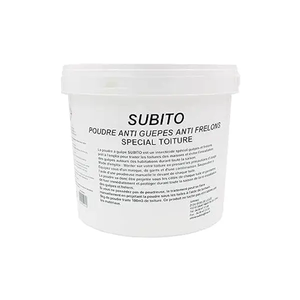 Poudre anti guêpes/frelons special toiture - 5kg - Subito