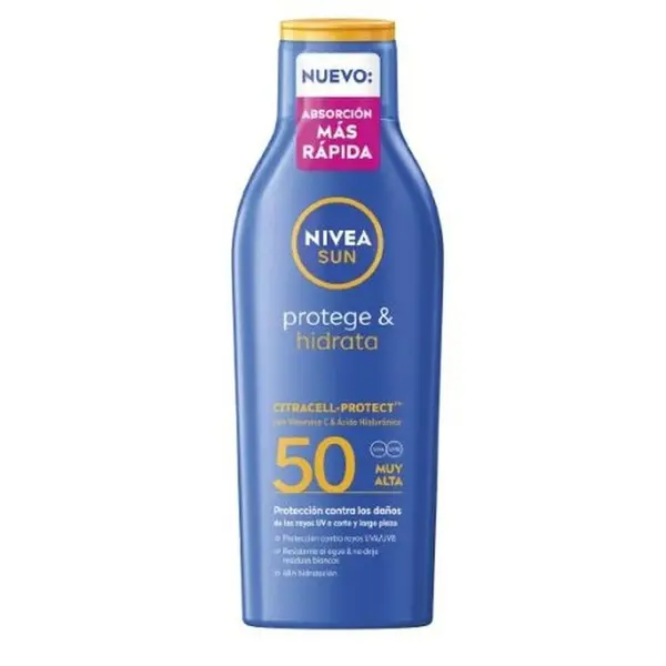 Nivea Sun Leche 200 Protege&Hidrata F-50