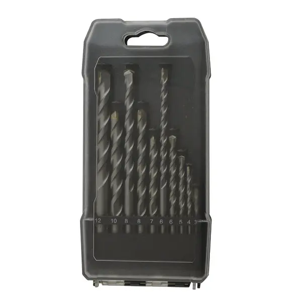 Coffret 10 forets béton de 3mm à 12mm - DRS59676