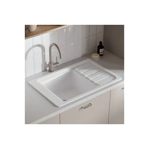 Mitigeur de cuisine inox brossé "Katiki"