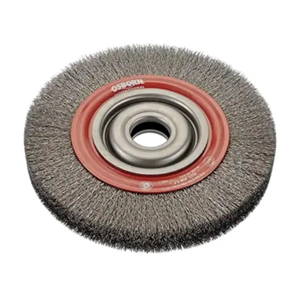 Brosse Circulaire D200 Mm Ép.30 Mm Al.32 Mm Acier Ond. 0,30 Mm Osborn
