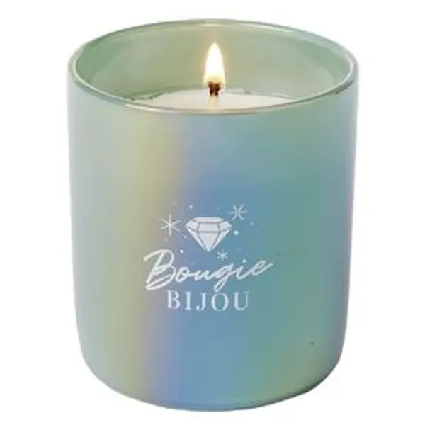 Bougie bijou bracelet argenté senteur pin 36h