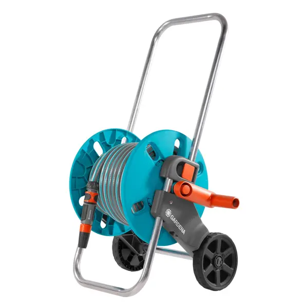 Dévidoir sur roues - CleverRoll S équipé 25 m - tuyau 15 mm avec pistolet - GARDENA