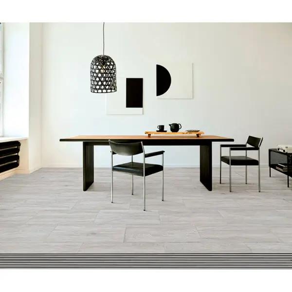 Carrelage de sol intérieur "Chalet" gris - l.30 x L.60 cm