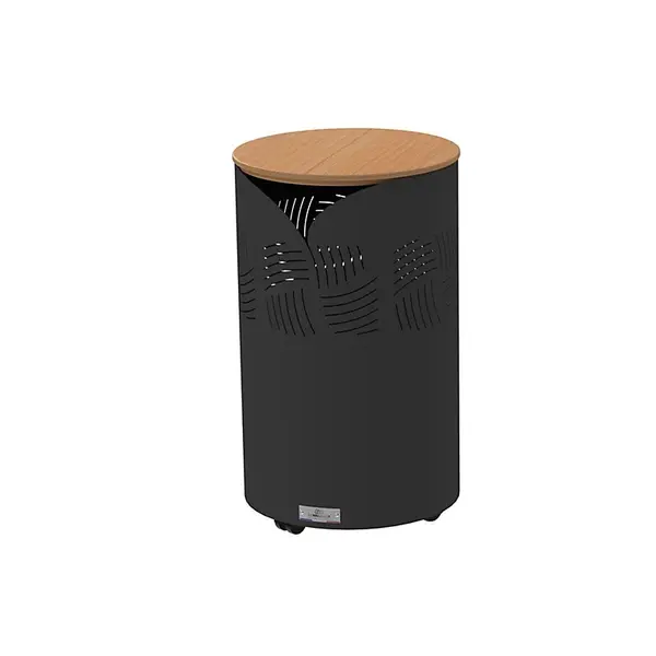 Coffre à granulés - Essentiel rond avec couvercle en bambou - Origine France - LE MARQUIER