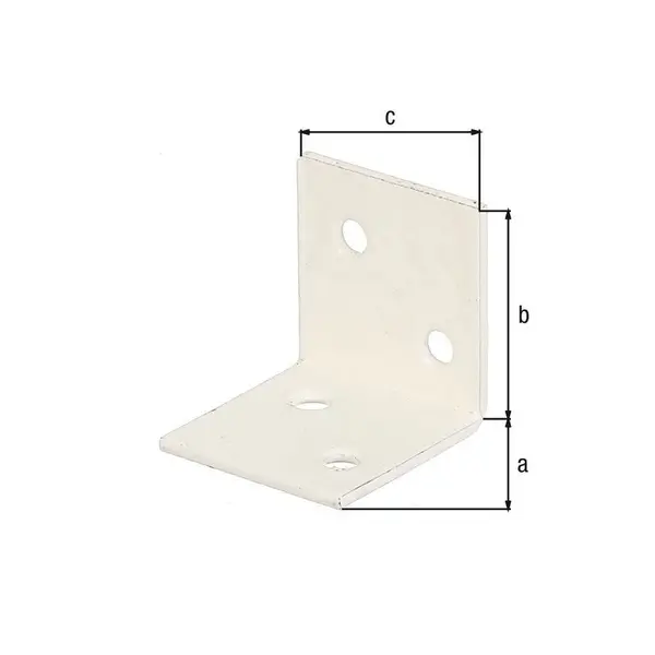 Equerre En Acier Plastifié, L.3 X L.3 X H.3 Cm - GAH ALBERTS
