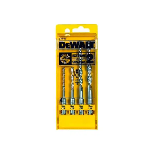 DEWALT Coffret 4 forets béton Ø5 à 10 mm SDS-Plus - DT9700