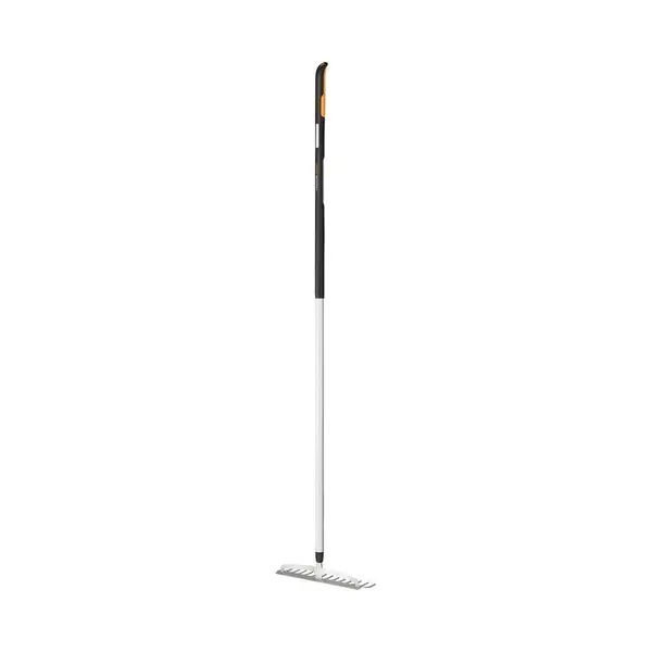 Rateau à dents courbes Xact - 14 dents manche aluminium - tête en acier - FISKARS