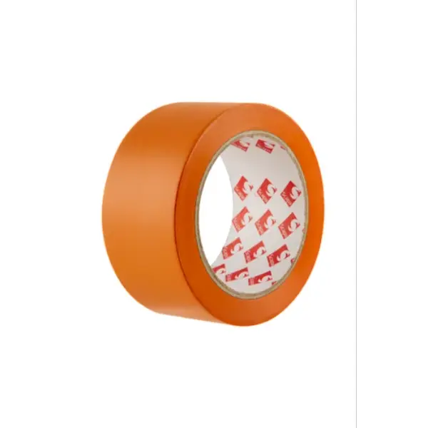 Ruban Pvc Orange plastifié - 297 L75mm - long 33m