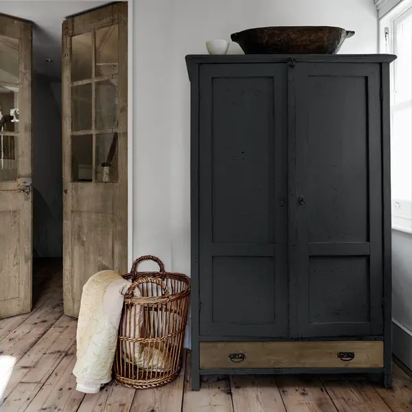 Peinture Relook bois MAISON DECO, noir fusain satine, 1 l - MAISON DECO